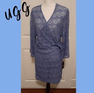 NWT - UGG LIZABETH LACE WRAP NIGHTGOWN, SIZE M